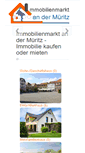 Mobile Screenshot of immobilien-roebel.de